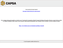 Tablet Screenshot of online.capsa.com